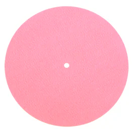 Unique Bargains - Record Player Mat, 7 Inch Turntable Mat 3mm Felt Pad for Vinyl Record Player - Pink
