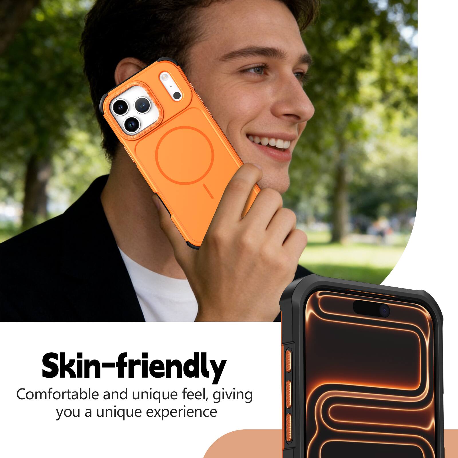 Skin-friendly  
Comfortable and unique feel, giving you a unique experience