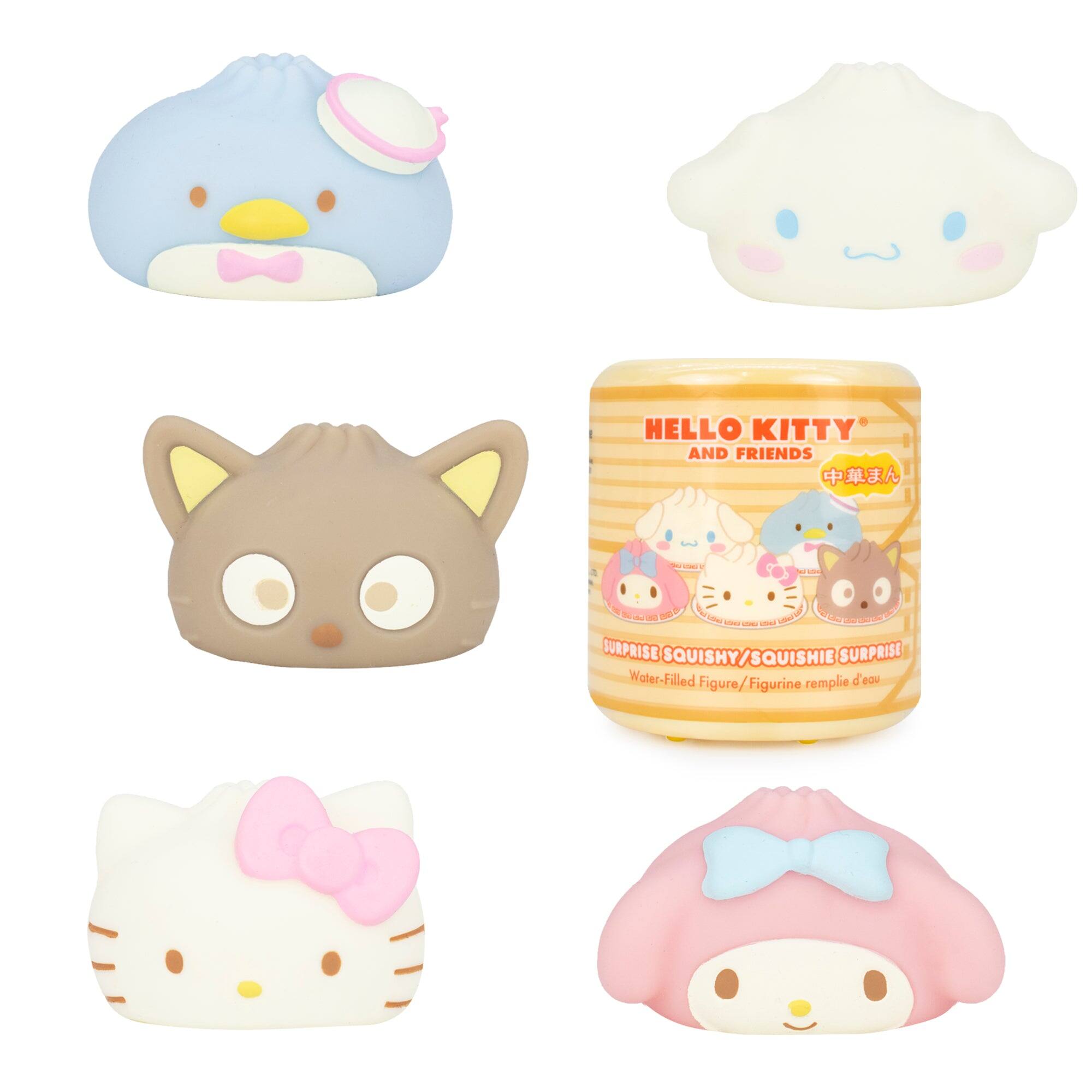 Capsule Sanrio Hello Kitty and Friends Blind Collectible Surprise Toy Squishy Figurine SquiSHU Series 3 Steamed Buns - 1