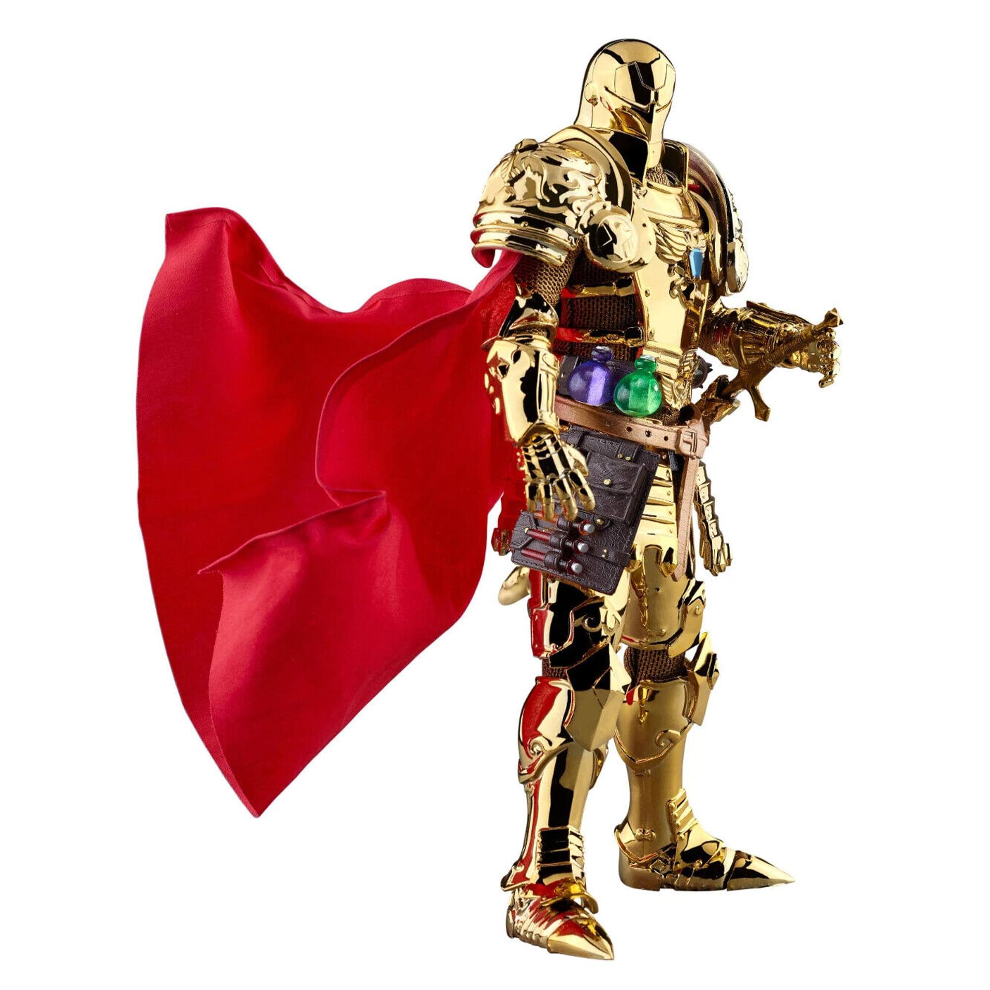 Alt View 4. Marvel - Marvel Medieval Knight Iron Man DAH-046SP Golden PX Action Figure.