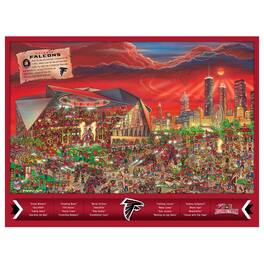 YouTheFan - Atlanta Falcons 500-Piece Joe Journeyman Puzzle - Multicolor