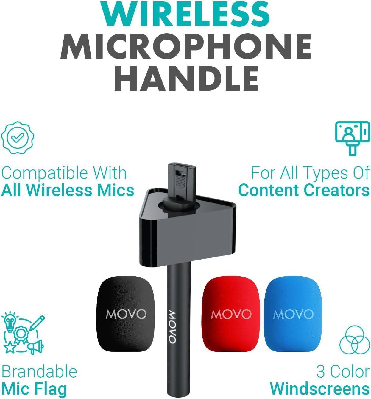 WIRELESS MICROPHONE HANDLE

Compatible With All Wireless Mics

For All Types Of Content Creators

Brandable Mic Flag

3 Color Windscreens