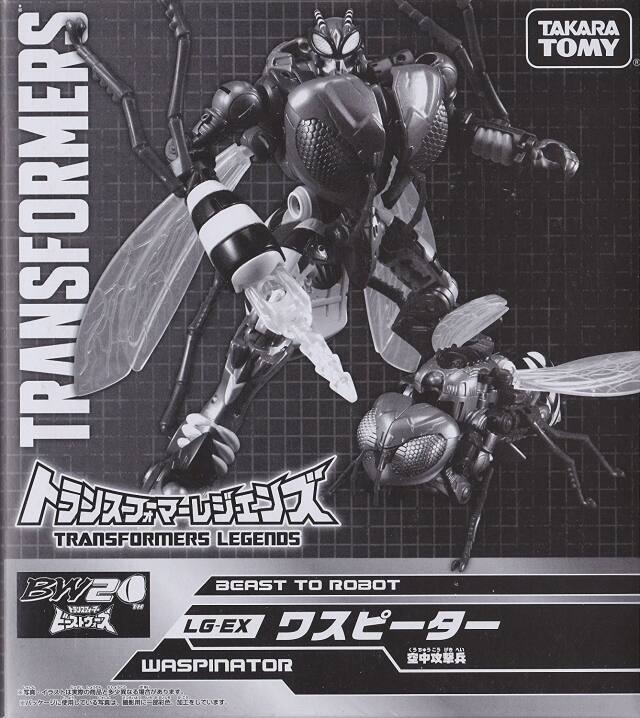 TAKARA TOMY  
TRANSFORMERS  
TRANSFORMERS LEGENDS  
BW20  
BEAST TO ROBOT  
LG-EX  
WASPINATOR  
NOS 0D3C