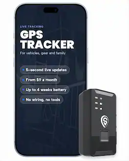 ShadowGPS - ShadowTrack Battery GPS Tracker for Cars, Trailers & Equipment - Hidden Vehicle Tracking Device, No Contract - Black