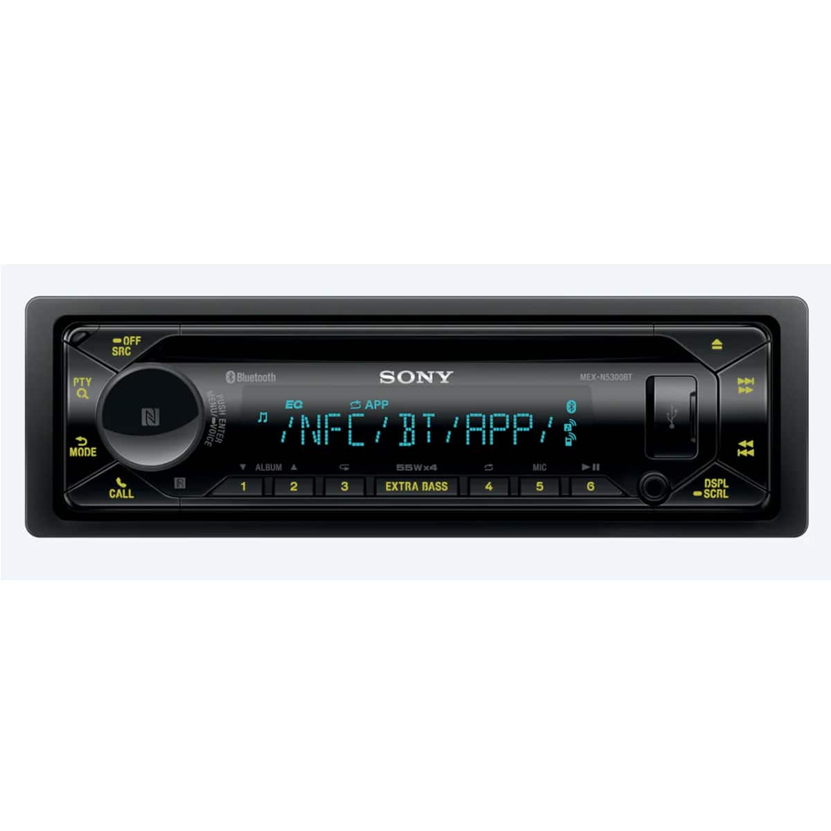 Sony - Mobile MEX-N5300BT CD Receiver with Bluetooth & USB/AUX Inputs - Black