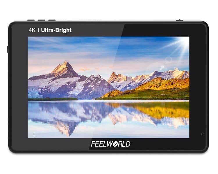 FeelWorld - LUT7S 7" 3D LUT 4K HDMI and SDI Monitor - Black