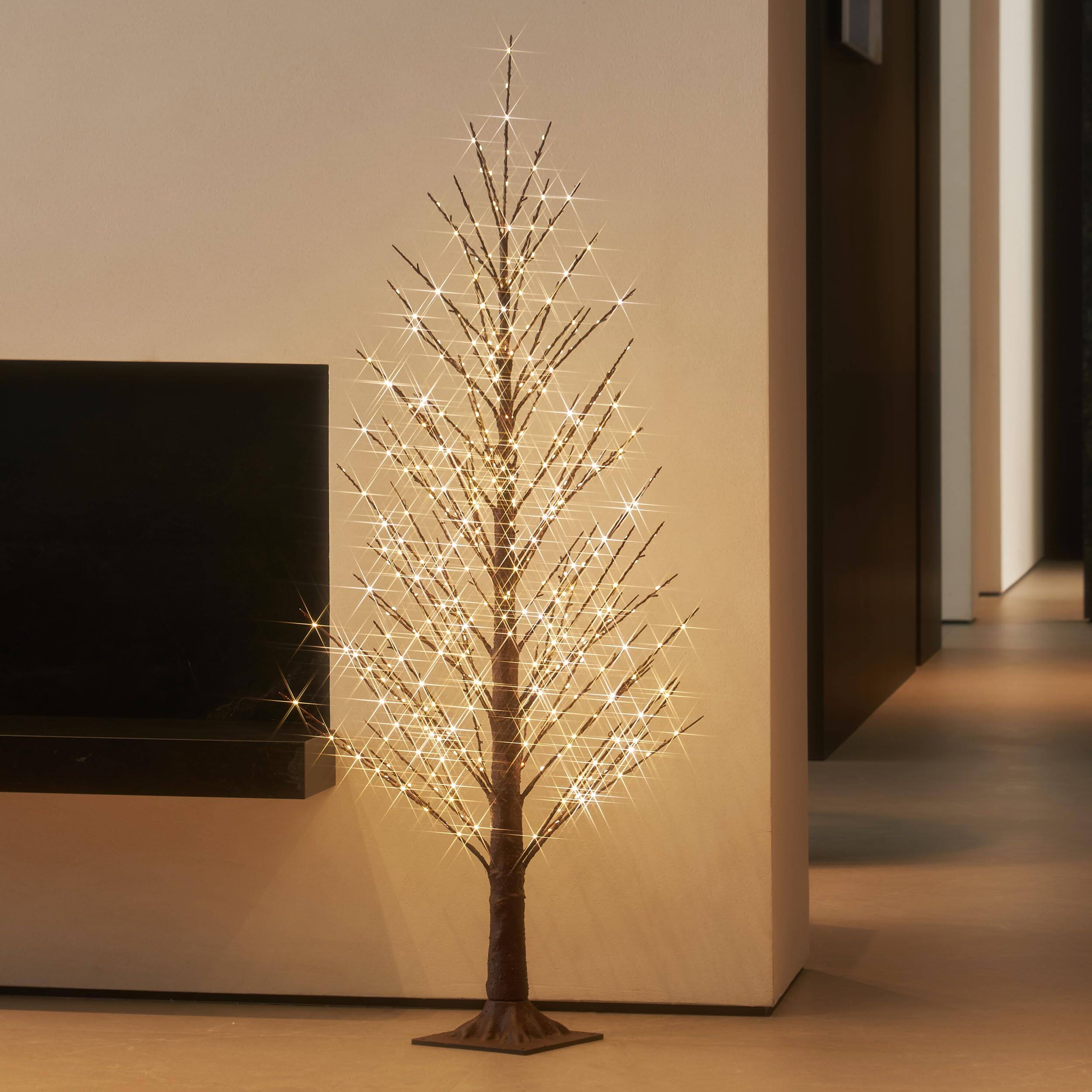 Comfort Essence Lighted Tree Led Fairy Lights Twig With Plug In For ...