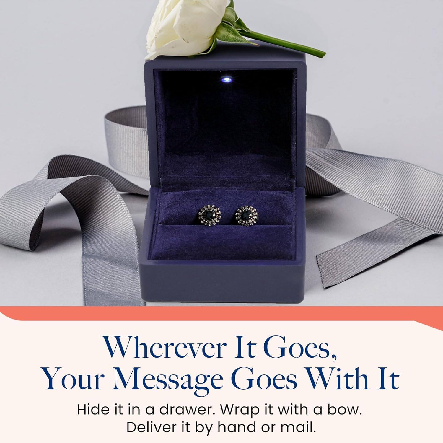 Wherever It Goes, Your Message Goes With It

Hide it in a drawer. Wrap it with a bow. Deliver it by hand or mail.