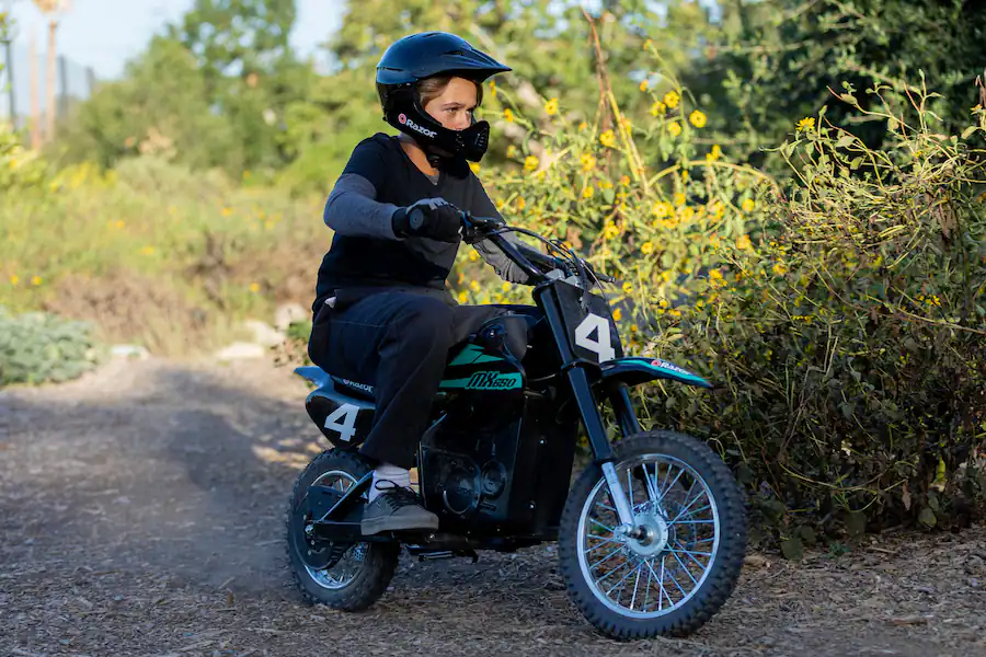 Razor MX650 Dirt Rocket Off Road Motocross Electric Ride On Bike w/ 10 ...
