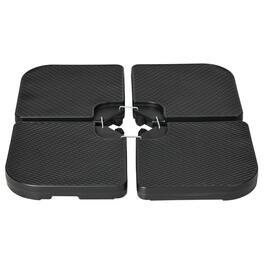 Outsunny - 175lb Cantilever Patio Umbrella Base Weights - Black