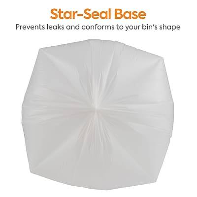 Star-Seal Base  
Prevents leaks and conforms to your bin's shape