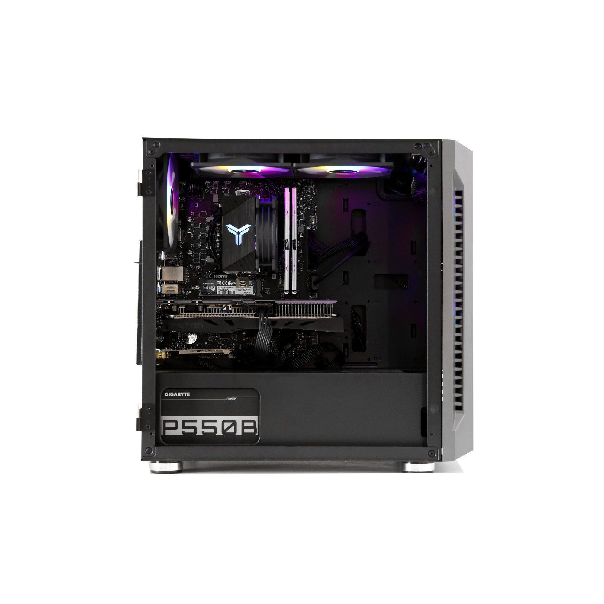 MXZ Gaming Desktop Pc,Intel I5 13400F ,RTX4060,500GB SSD NVME,16G