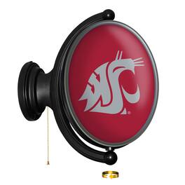 The Fan-Brand - Washington State Cougars 21'' x 23'' Rotating Lighted Wall Sign - Multicolor