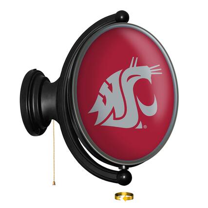 Front. The Fan-Brand - Washington State Cougars 21'' x 23'' Rotating Lighted Wall Sign - Multicolor.