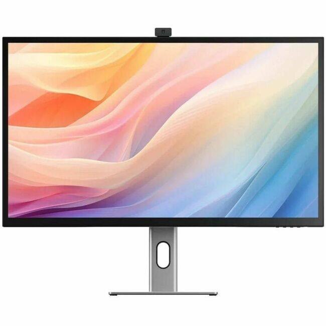 Front. Alogic - Alogic 32"-inch 4K Ultra HD USB-C Hub monitor with Power Delivery and Web Cam - 32-inch 4K monitor offering seamless - Black.