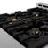Alt View 4. ZLINE - 24 in. Wide 4 Burner ZLINE Legacy Dual Fuel Range in Satin Stainless Steel (RAS-SN-BR-24) - Satin Stainless Steel.