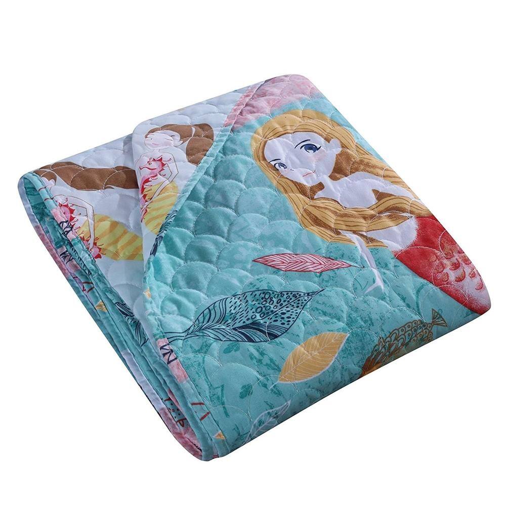 Alt View 2. Greenland Home Fashions - Greenland Home Fashion Mermaid Accessory Throw Blanket - Multi 50x60" - Multi.