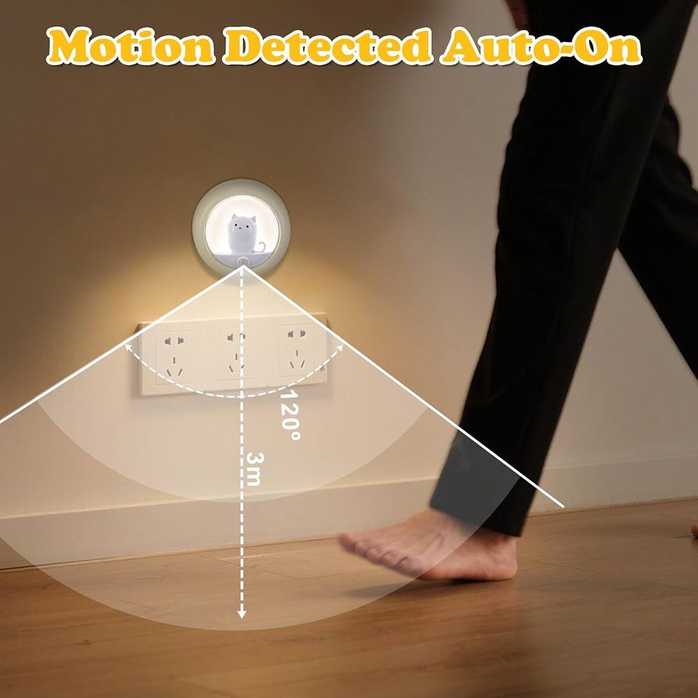 Motion Detected Auto-On  
3m  
120°