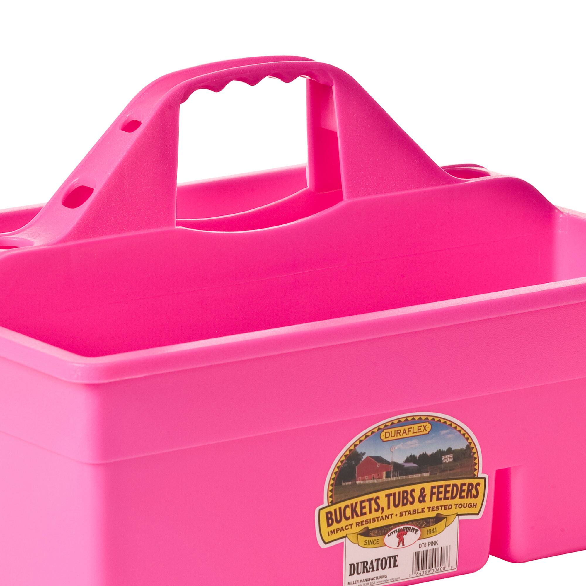DURAFLEX  
BUCKETS, TUBS & FEEDERS  
TESTED TOUGH  
IMPACT RESISTANT - STABLE  
SINCE 1941  
DURATOTE  
MSE400  
DTS PINK