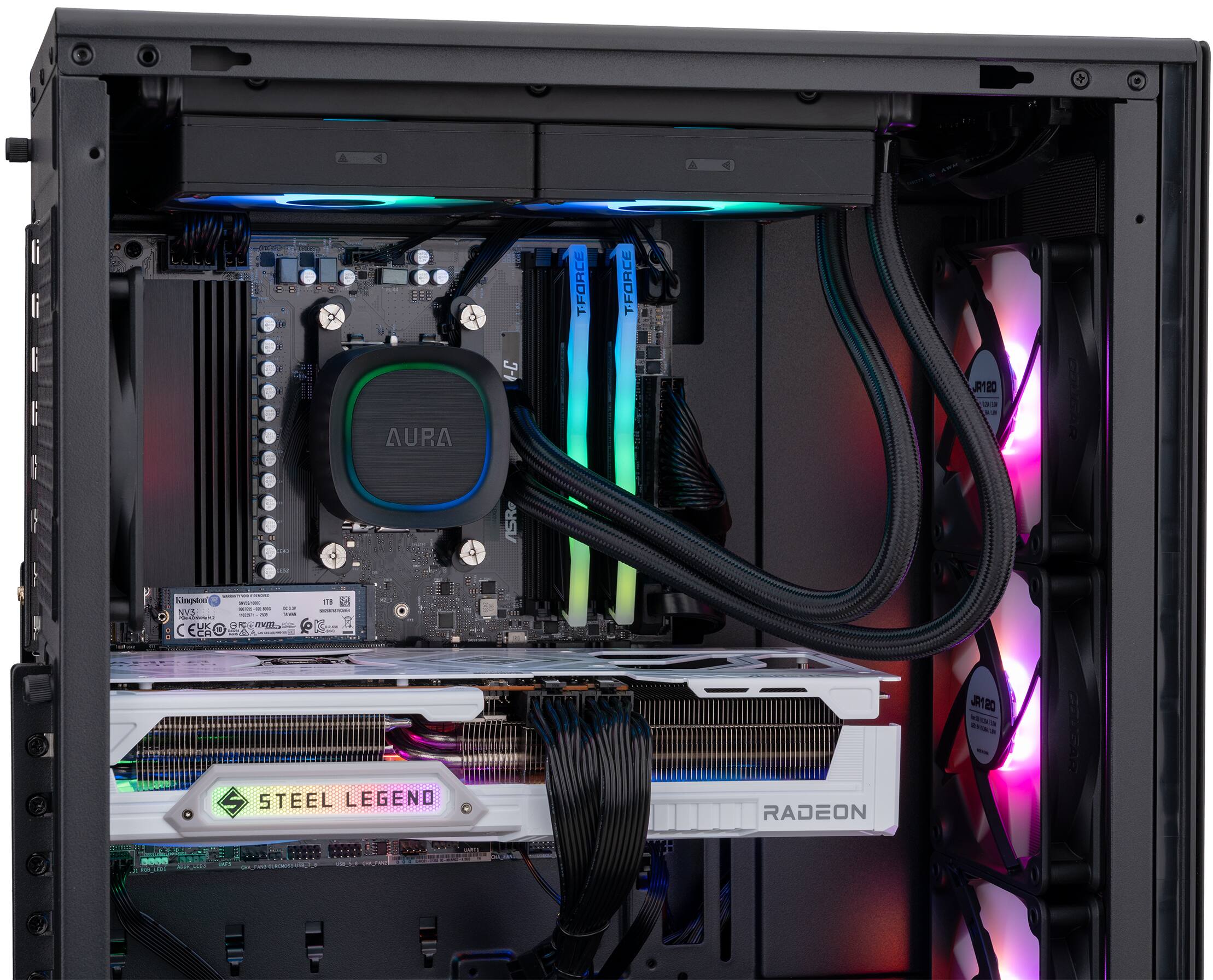 Sure, here is the corrected and grouped text from the image:

- LLE AURA 4-C
- TFORCE TFORCE R120
- COHGAR
- a 3d 1 NVI
- I ddeas RL I Rt 2 C CESO
- C STEEL LEGENO
- RADEON 120
- aU

- AURA
- STEEL LEGEND
- RADEON