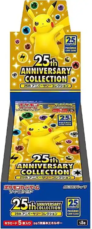 pokemon card game sword & shield 25th anniversary golden box Pokemon Card Game Sword & Shield 25th ANNIVERSARY GOLDEN BOX Factory Sealed