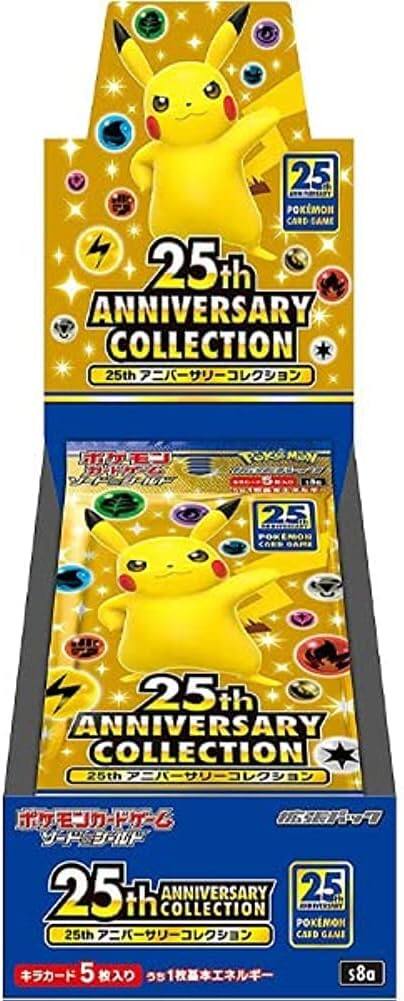 25th Anniversary Collection  
25th Anniversary Collection  
25th Anniversary Collection  
25th Anniversary Collection  
25th Anniversary Collection  
25th Anniversary Collection  
5 cards included  
5枚入り  
351枚のカードが入っています  
$8a