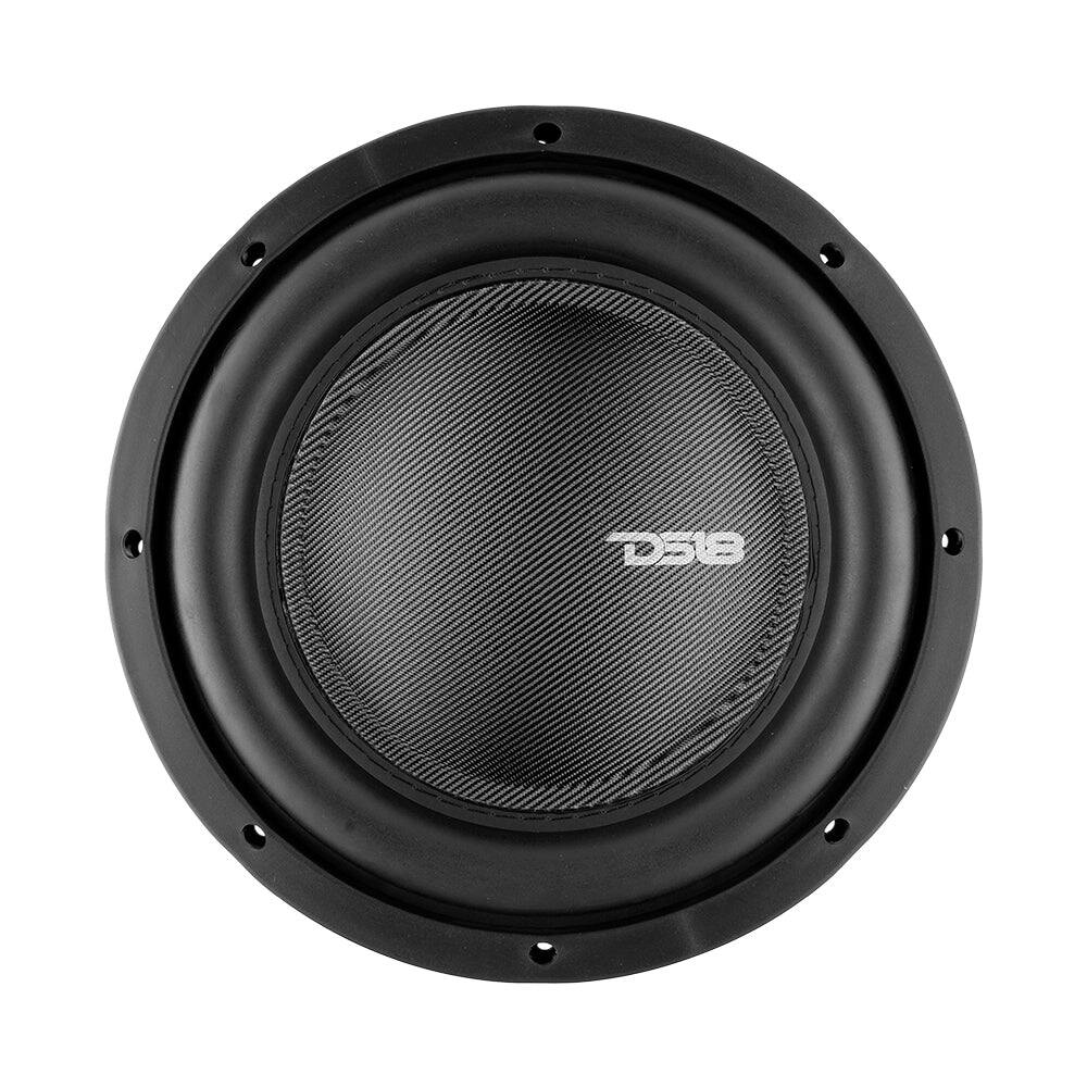 Alt View 1. DS18 Audio - IXS 10" Shallow-Mount Fiber Glass Cone Subwoofer, 600W RMS Single 4-Ohm.