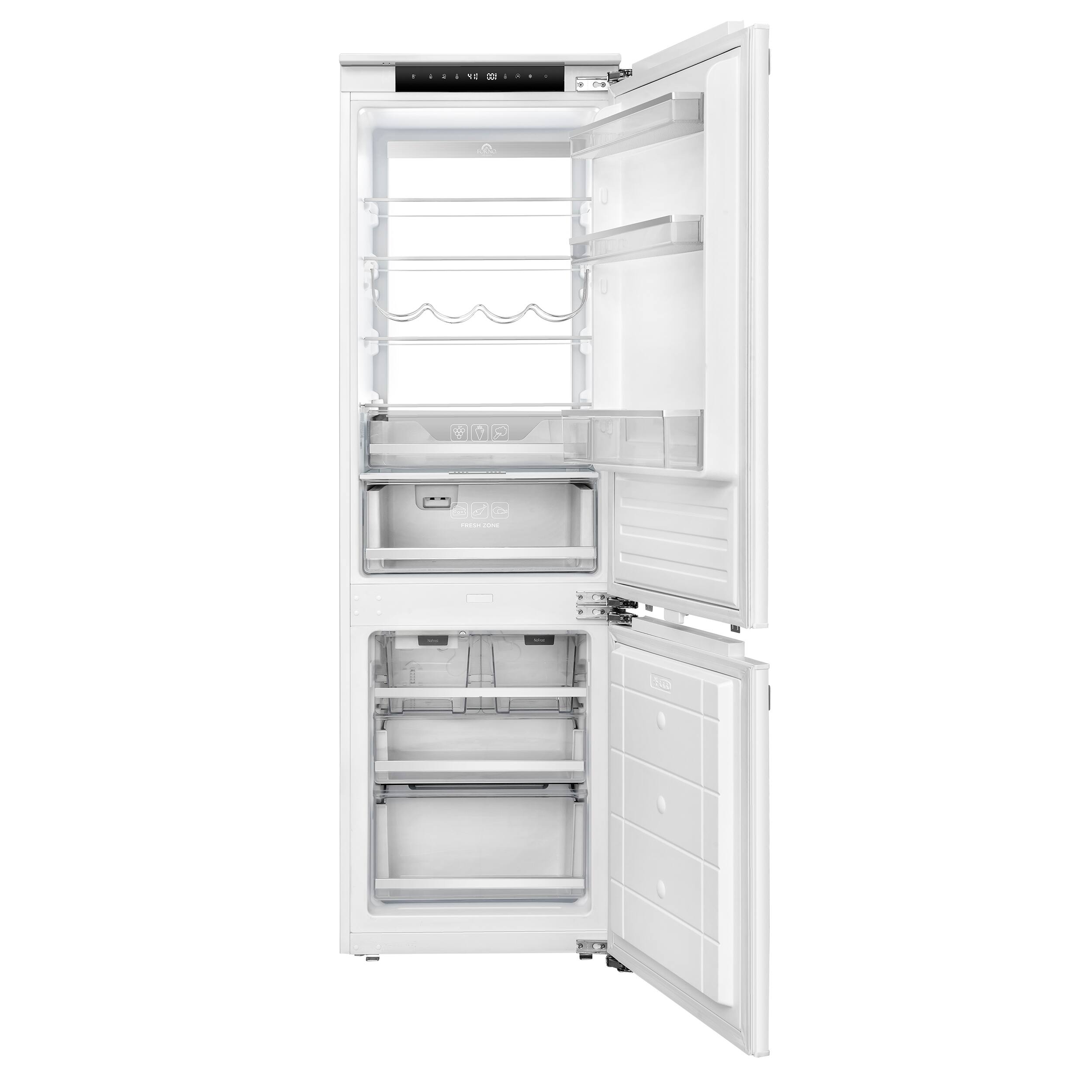 Alt View 1. Forno Appliances - Rivestito 8.3 Cu. Ft. Compact Fridge with Panel-Ready Design - White.