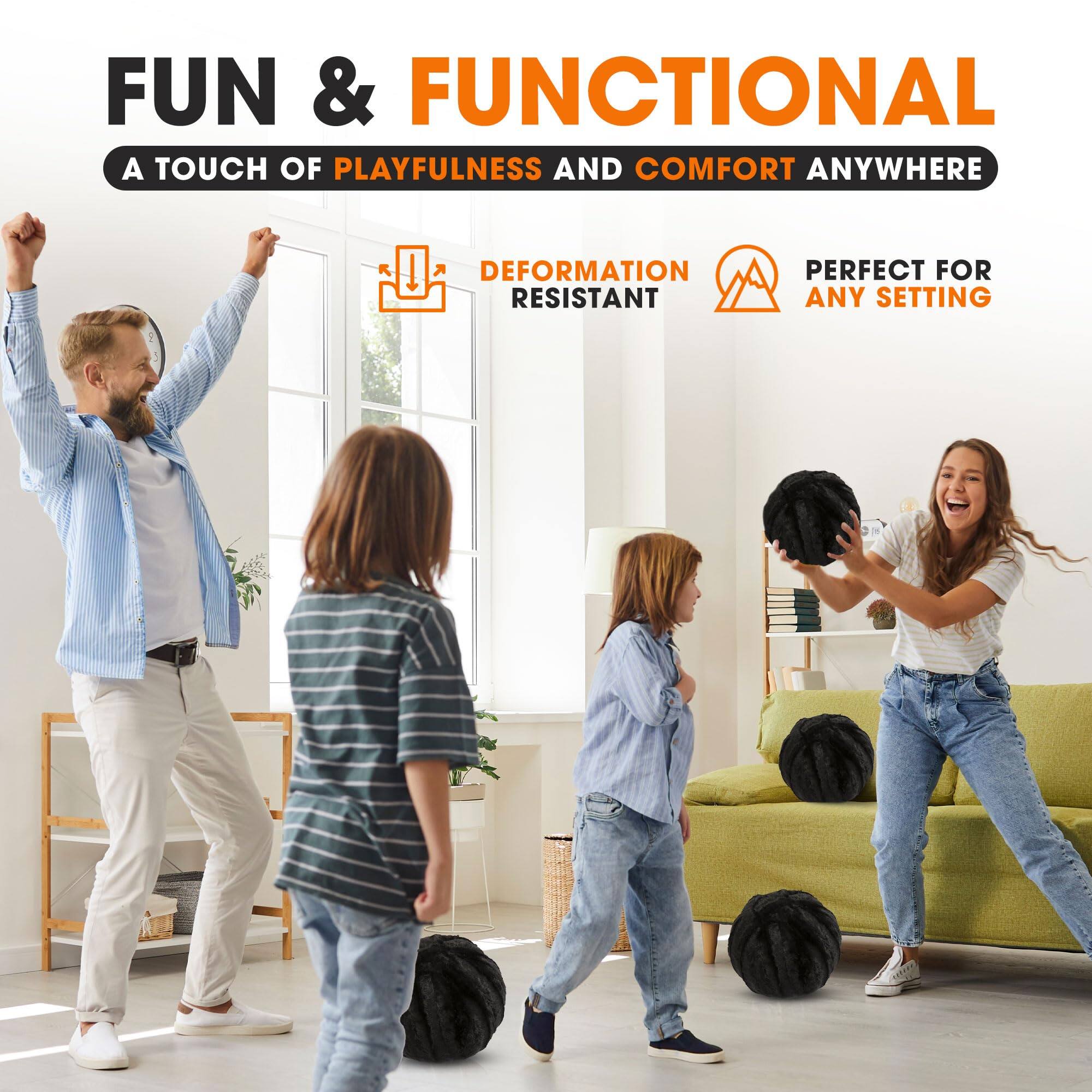 FUN & FUNCTIONAL  
A TOUCH OF PLAYFULNESS AND COMFORT ANYWHERE  
DEFORMATION RESISTANT  
PERFECT FOR ANY SETTING