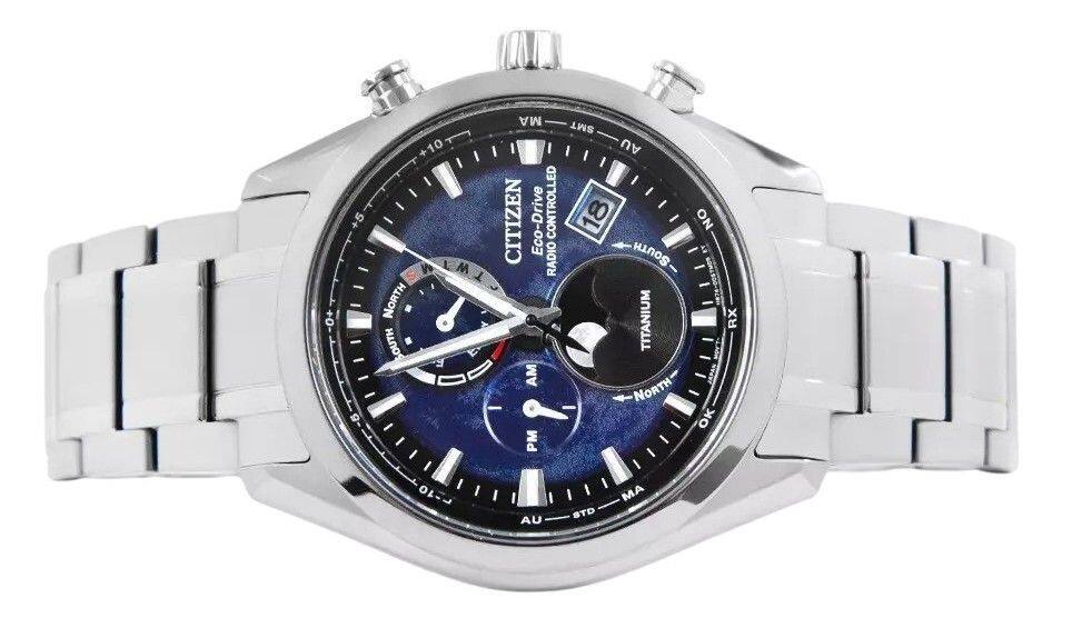 CITIZEN Eco-Drive RADIO CONTROLLED  
MA 10 +5  
NORTH 1 SOUTH E 9 AM -5 PM SMT  
AU 18 SOUTH TITANIUM  
NORTH NO BY OK RX --10 10 AU STD MA