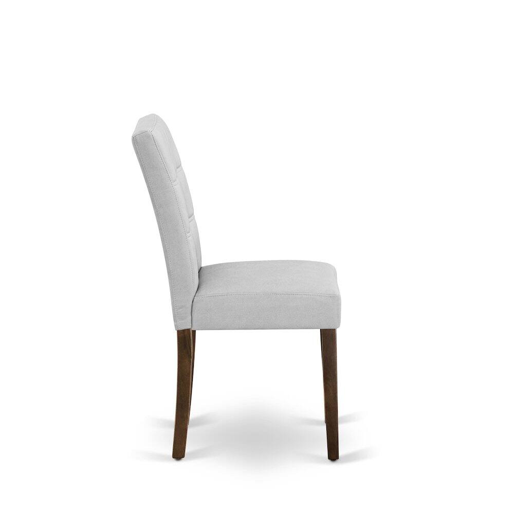 Alt View 8. East West Furniture - 5 Piece Dining Set consists A Modern Table - Brown.