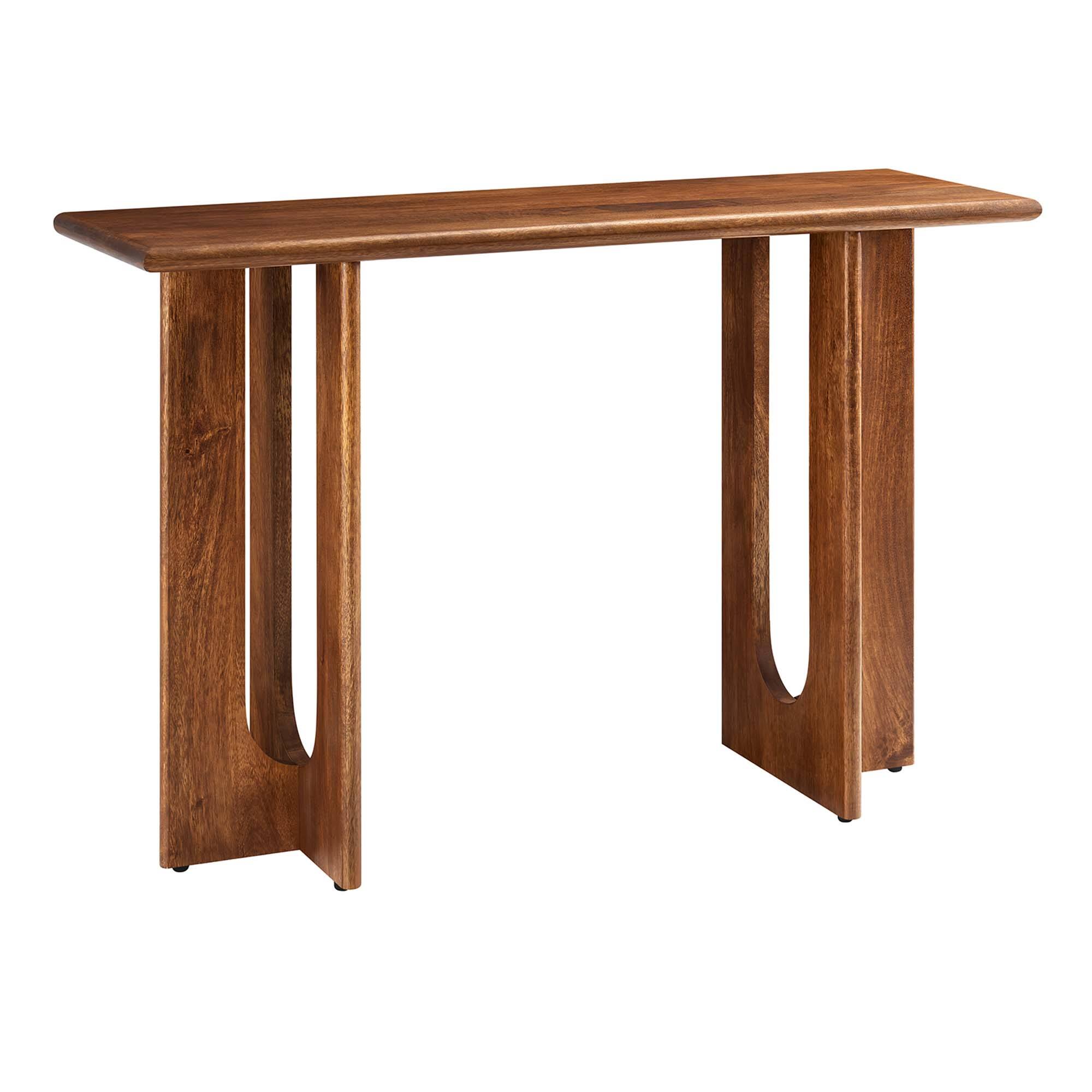 Angle. Modway - Rivian 46" Console Table by Modway - Walnut.