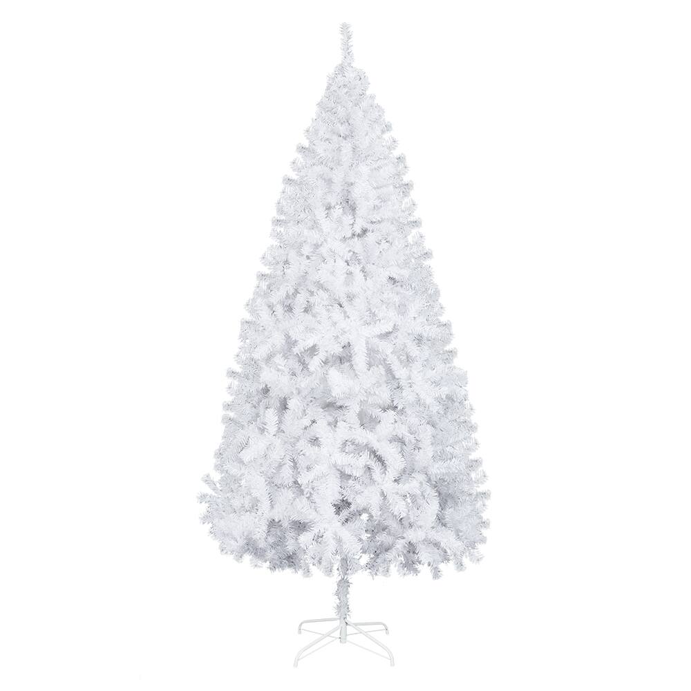 Front. Winado - 7 FT Artificial Christmas Holiday Tree with Metal Stand 950 TIPS for Holiday Decoration - White.