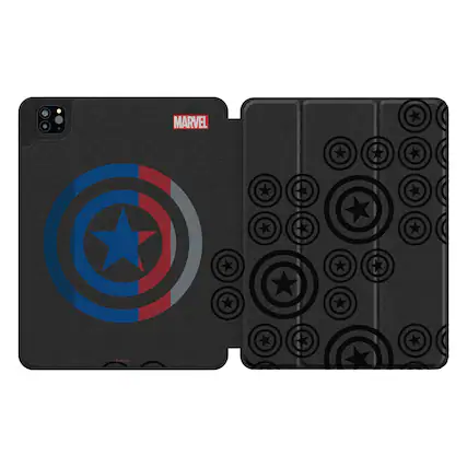 Front. Keyscaper - Marvel Sigil Tablet Case - Apple iPad Pro 11in (M4) - Captain America.