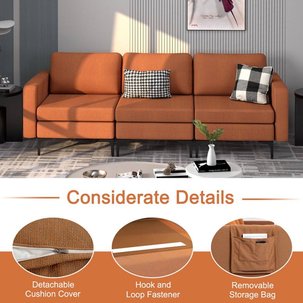 Considerate Details

- Detachable Cushion Cover
- Hook and Loop Fastener
- Removable Storage Bag