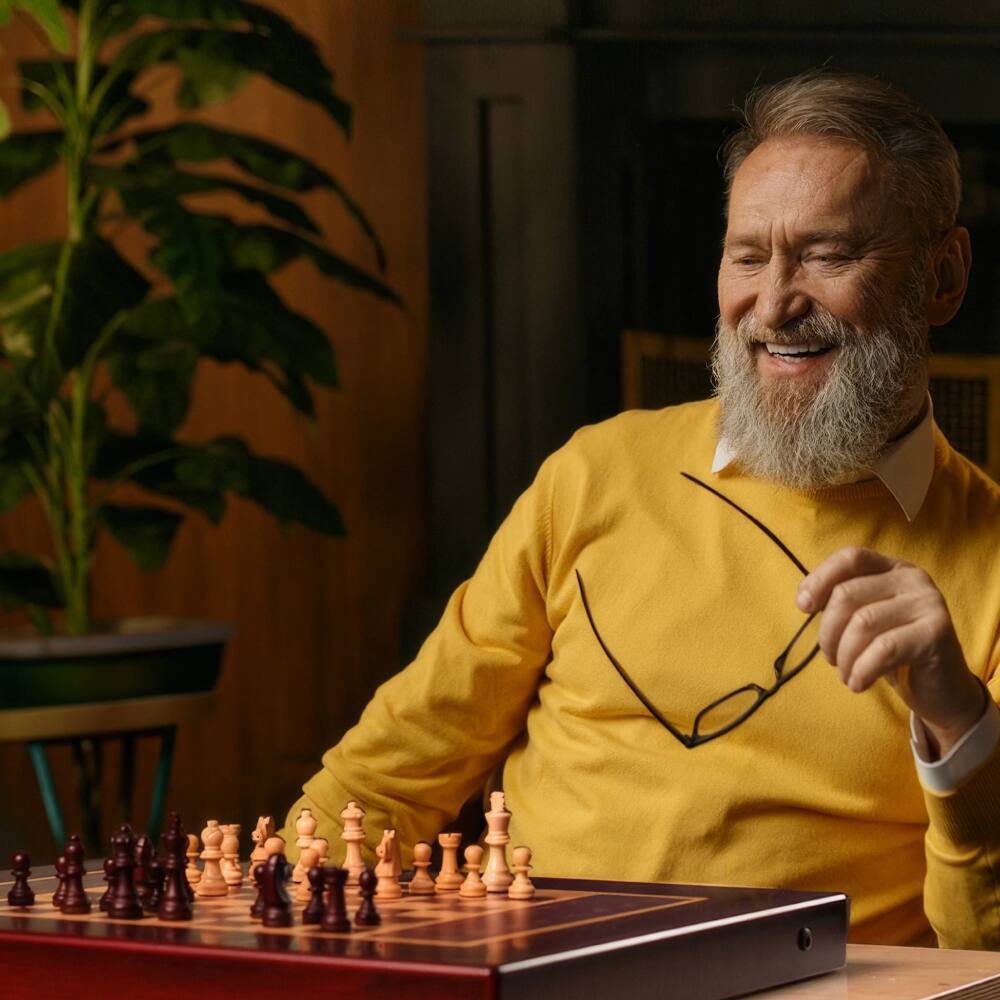 Alt View 6. Miko - Your Ultimate AI Chess Companion | World's Smartest Electronic Chess Board with Self Moving Pieces - Rosewood.