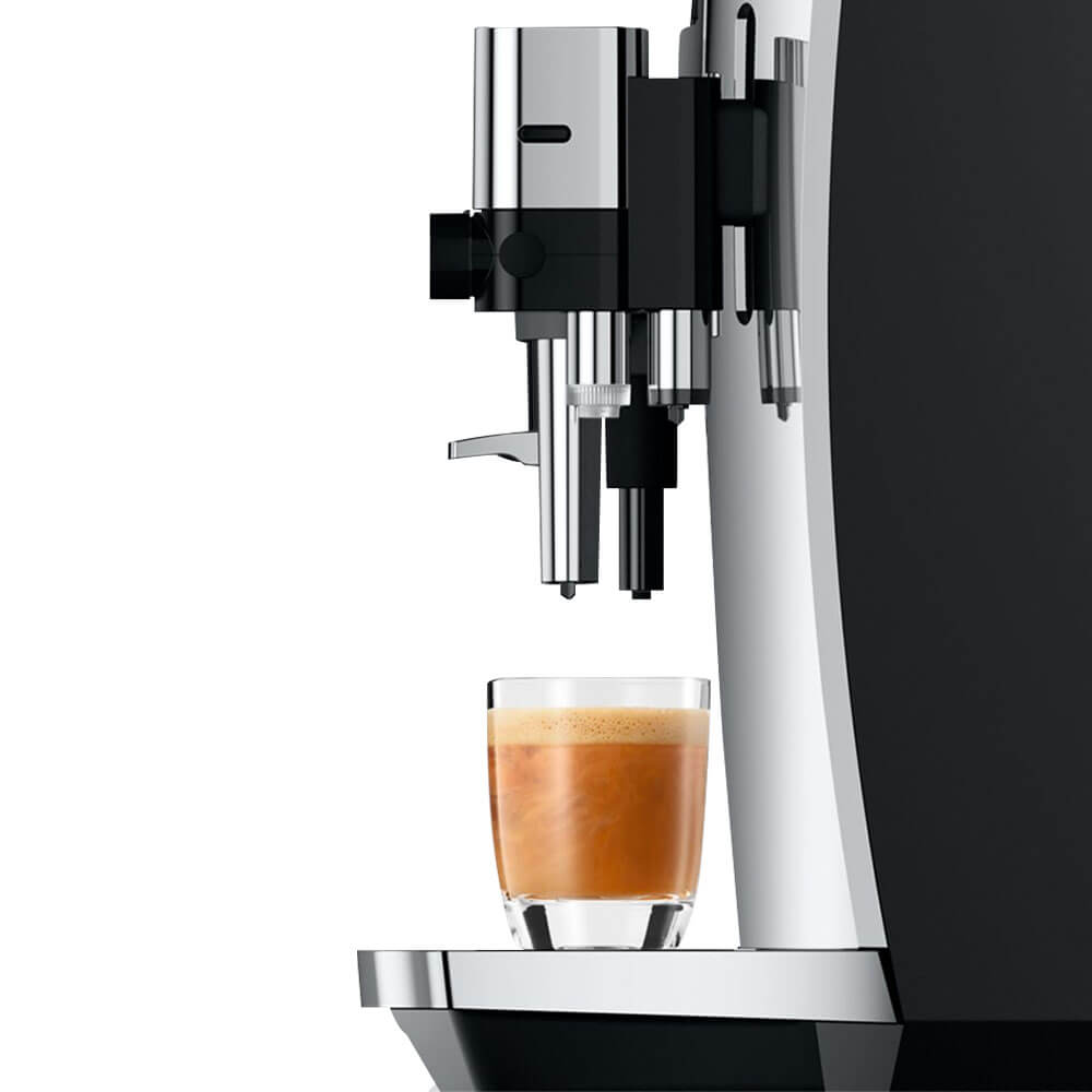 Alt View 1. JURA - Jura E8 Automatic Coffee Machine - Chrome - Chrome.