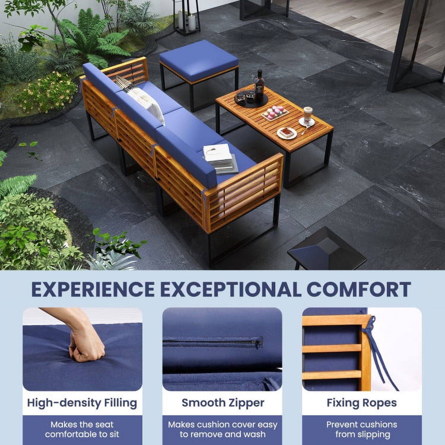 EXPERIENCE EXCEPTIONAL COMFORT

- High-density Filling
  - Makes the seat comfortable to sit

- Smooth Zipper
  - Makes cushion cover easy to remove and wash

- Fixing Ropes
  - Prevent cushions from slipping