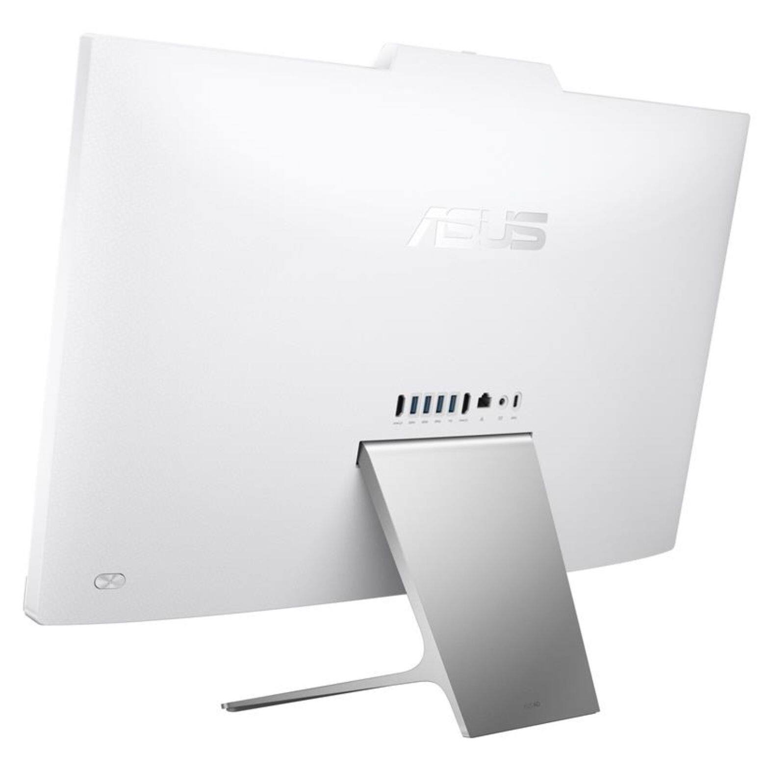 Alt View 5. ASUS - M3702WFA 27" FHD AMD Ryzen 5 7520U 2.8 GHz 16GB RAM 512GB SSD AMD Radeon 610M Windows 11 Home All-in-One Desktop - White.