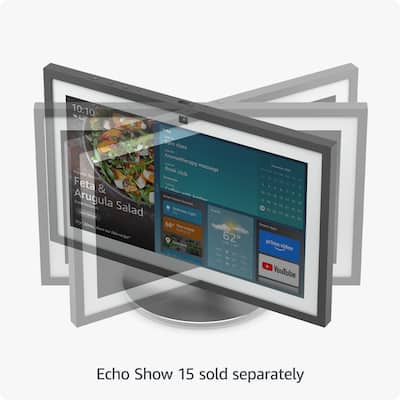 Amazon Stand for Echo Show 15 | Premium Adjustable Stand with 360 Amazon Stand for Echo Show 15 | Premium Adjustable Stand with 360