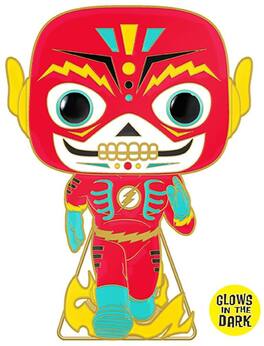 Funko - POP! PINS: DC Comics Day of the Dead - Flash (Styles May Vary) - APPAREL - Multicolor