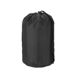 Unique Bargains - Stuff Sack, Nylon Waterproof Storage Sack, Portable Drawstring Dry Bag with Toggle, 3x5Inch, for Camping - Black