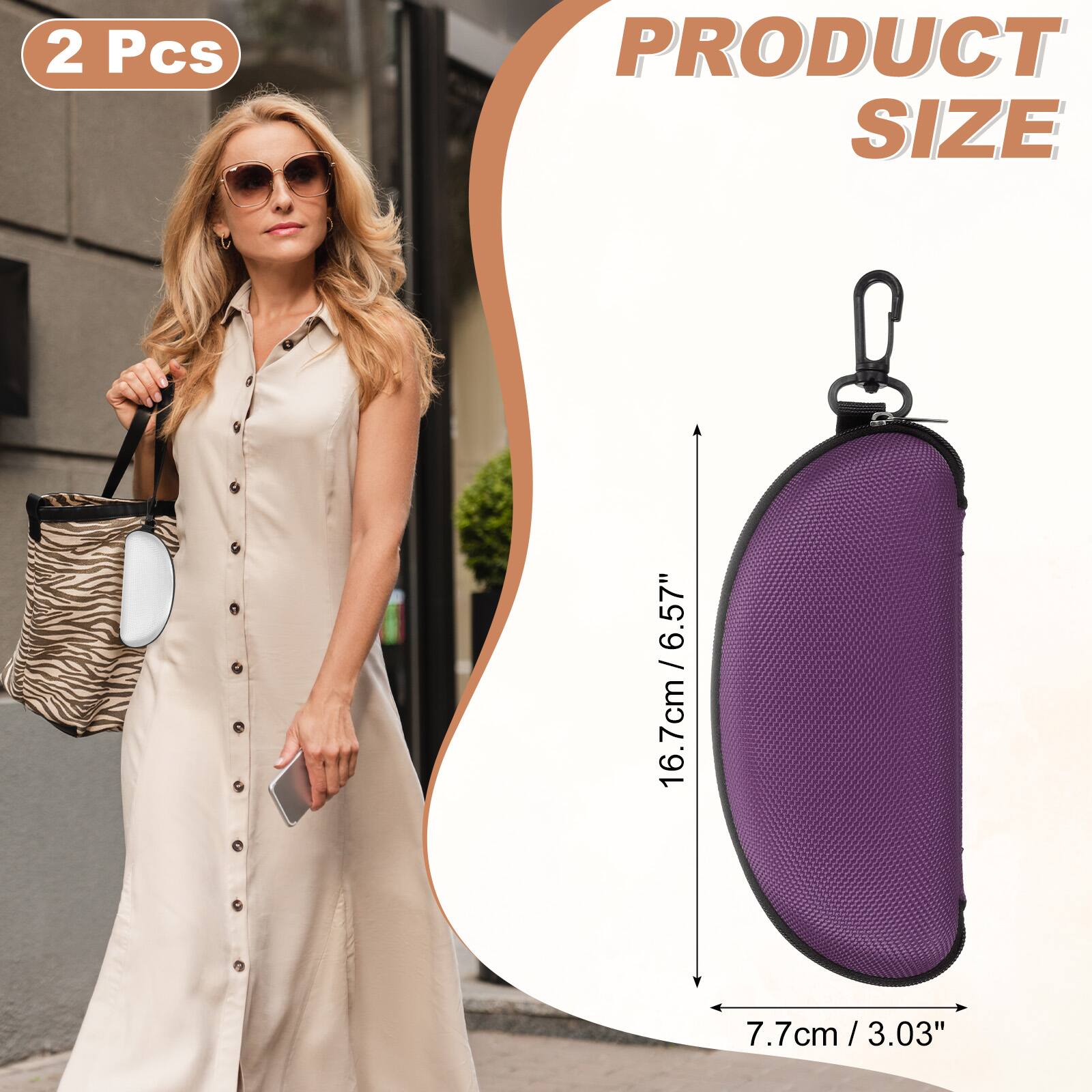 2 Pcs  
PRODUCT SIZE  
6.57" / 16.7cm  
7.7cm / 3.03"