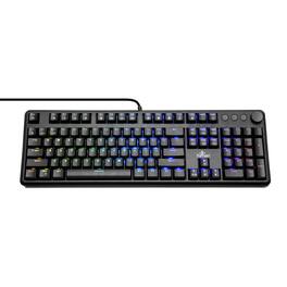 YEYIAN - Asward Series 3000 Gaming Keyboard, Blue Switch RGB Lighting - Model: YTM-28208B-EN - Black