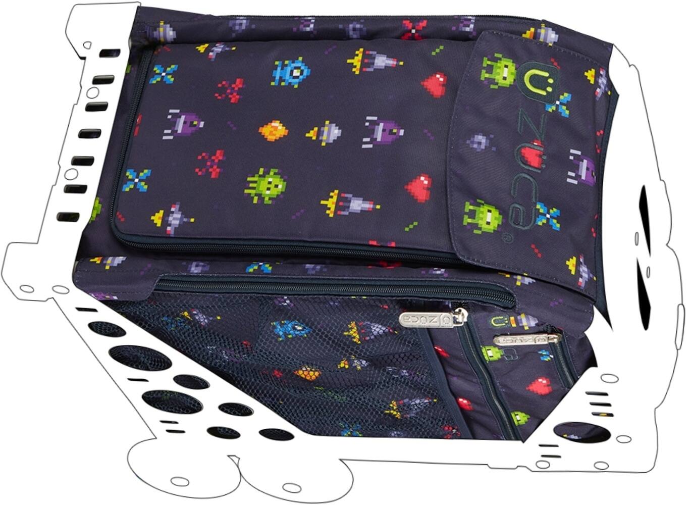 Angle. Zuca - Zuca Pixel Play Sport Insert Bag - Two-Tone.