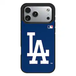 Keyscaper - MLB - Los Angeles Dodgers iPhone Solid Design Bump Case - 15 - Multicolor