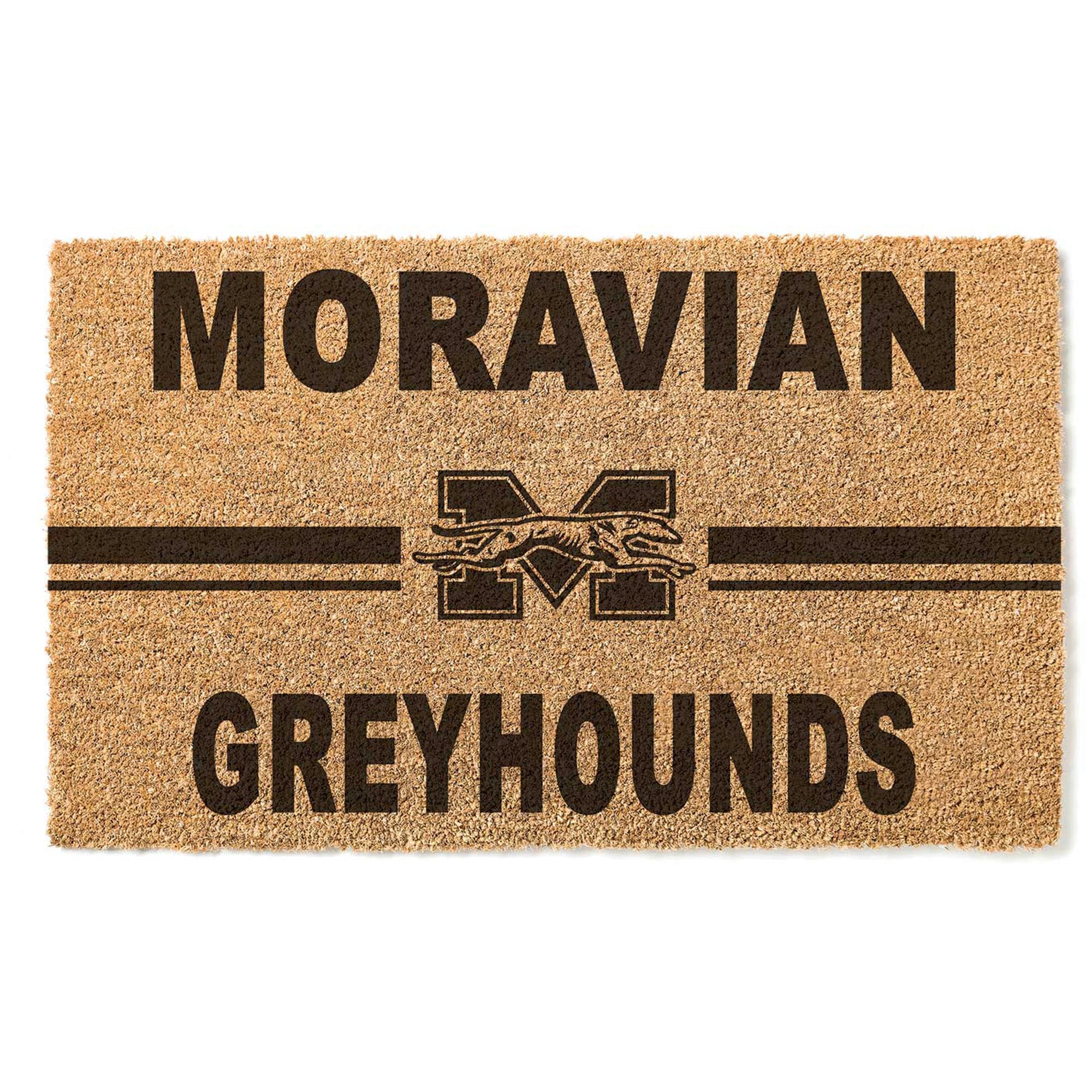 Moravian Greyhounds 18" x 30" Team Logo Doormat