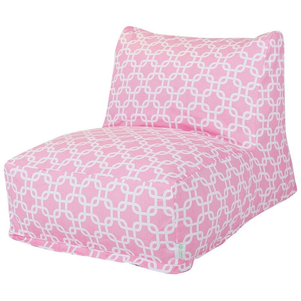 Front. Majestic Home - Chair Lounger Links Soft Pink - Pink.