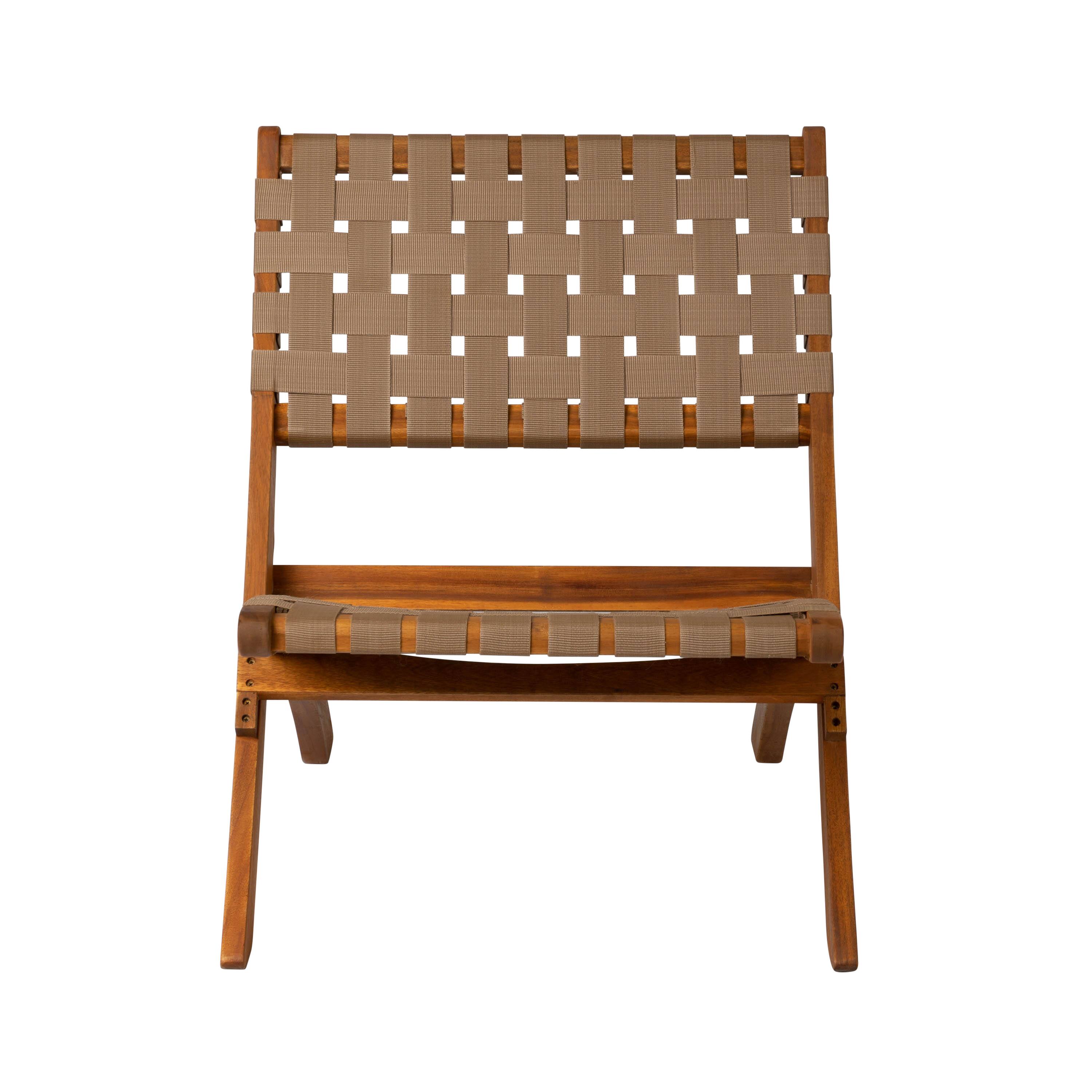 Alt View 12. Patio Sense - Indoor and Outdoor Folding Sava Chair - Brown.