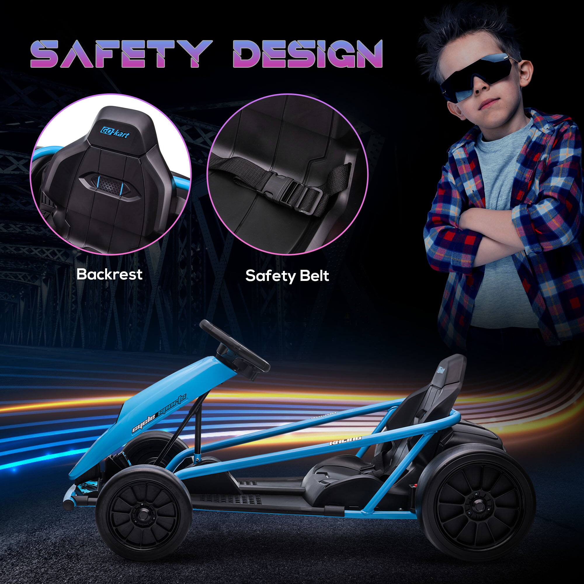 SAFETY DESIGN

Backrest

Safety Belt